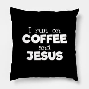 COFFEE and JESUS Pillow