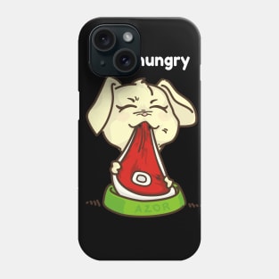 very hungry dog Phone Case