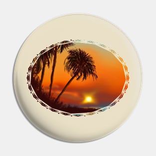 Hawaiian Sunset Pin