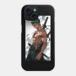 rorona zoro one piece manga anime Phone Case