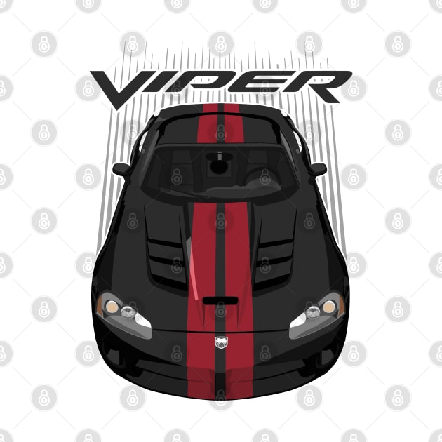 Viper SRT10-black and red by V8social