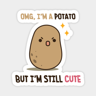 Cute potato is cute Magnet