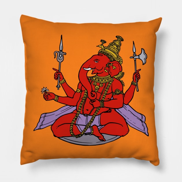 Ganesha Pillow by epoliveira