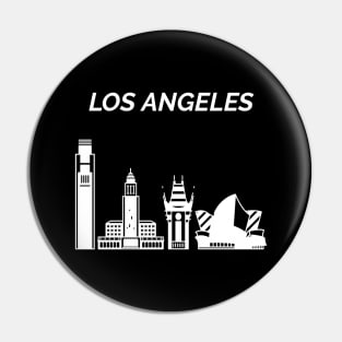 Los Angeles Skyline, City in California, USA Pin