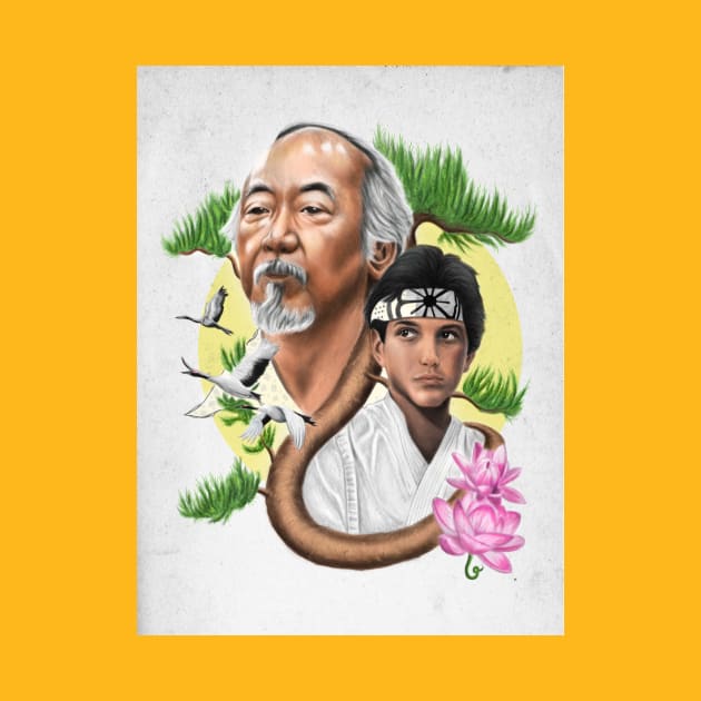 Daniel and Miyagi by Stephen Campanella