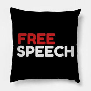 FREE SPEECH  canada Pillow