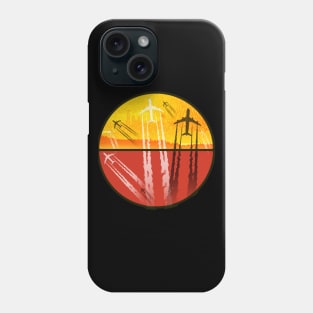 Vintage Flugzeuge Pilot Luftfahrt Sunrise Piloten Geschenk Phone Case