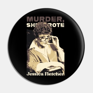 Murder, She Wrote Retro Style Pin