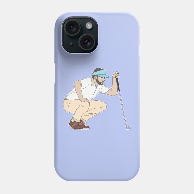 Golf Player Phone Case by DiegoCarvalho