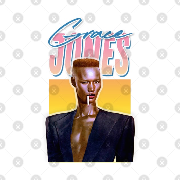 Grace Jones  80s Aesthetic Design by DankFutura