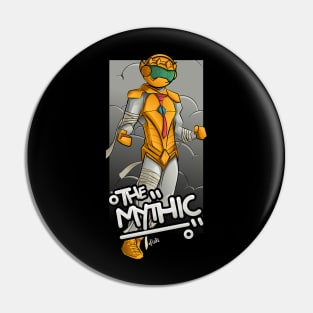 Mythic superhero Pin