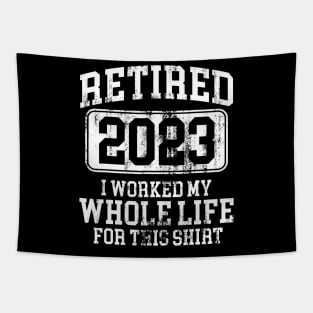 Retired 2023 Humor Short Sleeve Black Tapestry