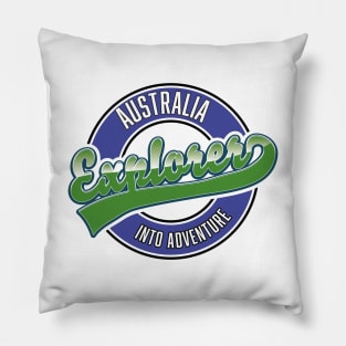 Australia explorer into adventure, Pillow