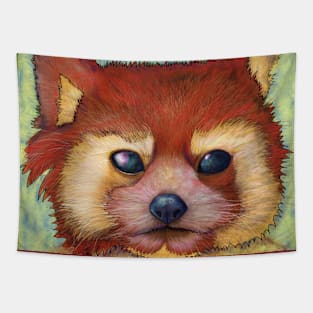 Cute Creature Based on a Red Panda Tapestry