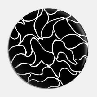 black and white doodle pattern Pin