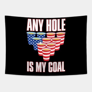 Any Hole Is My Goal Tapestry