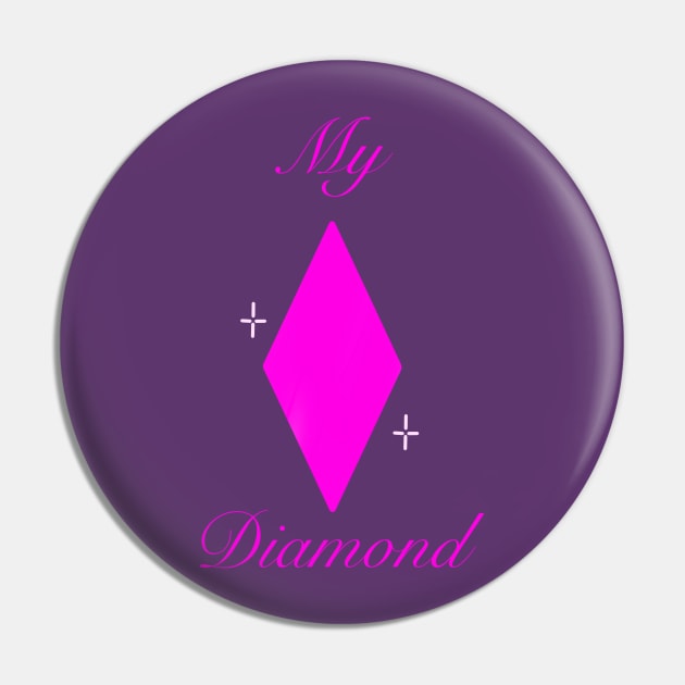 My Diamond: Pink Pin by Starkisser