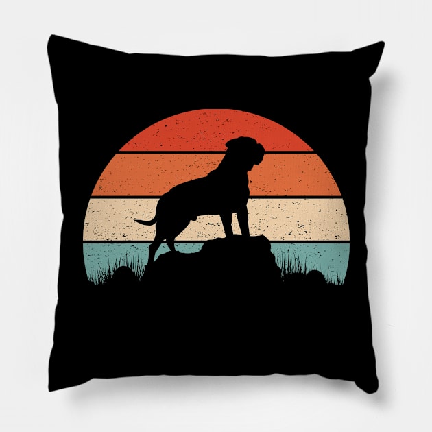 bullmastiff Dog Pillow by Tesszero