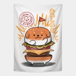 Shiba Burgers Tapestry