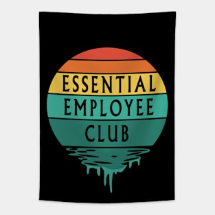 Essential Employee Club Vintage Sunset Tapestry