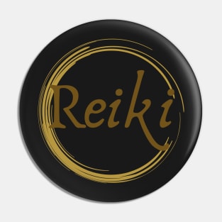 zen circle reiki Pin