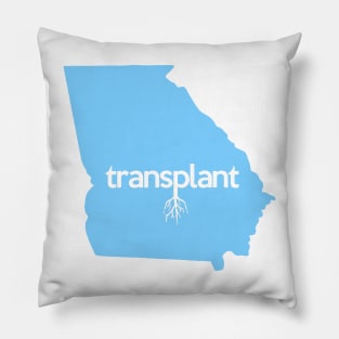 Georgia Transplant GA Blue Pillow