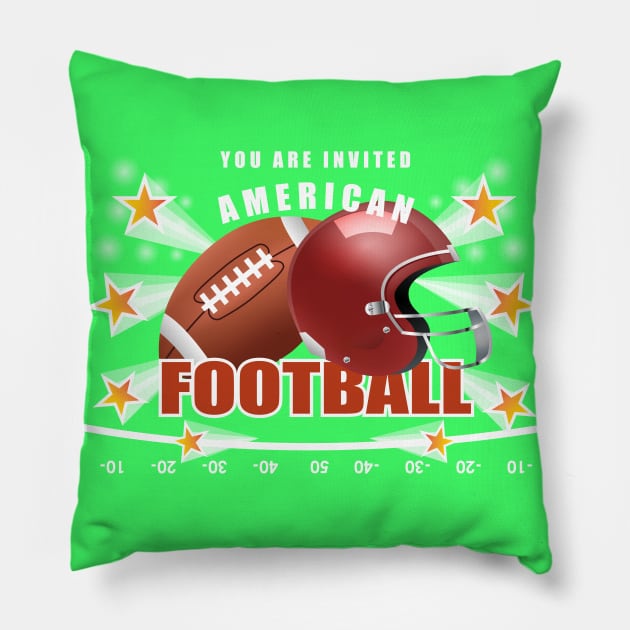 super bowl Pillow by Look11301