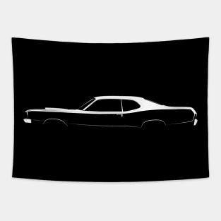 Dodge Demon Silhouette Tapestry