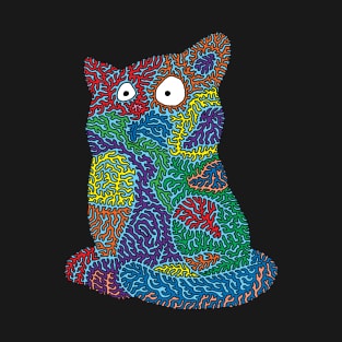 Patchwork Cat T-Shirt