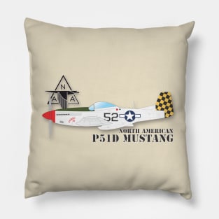 P51D Mustang Pillow