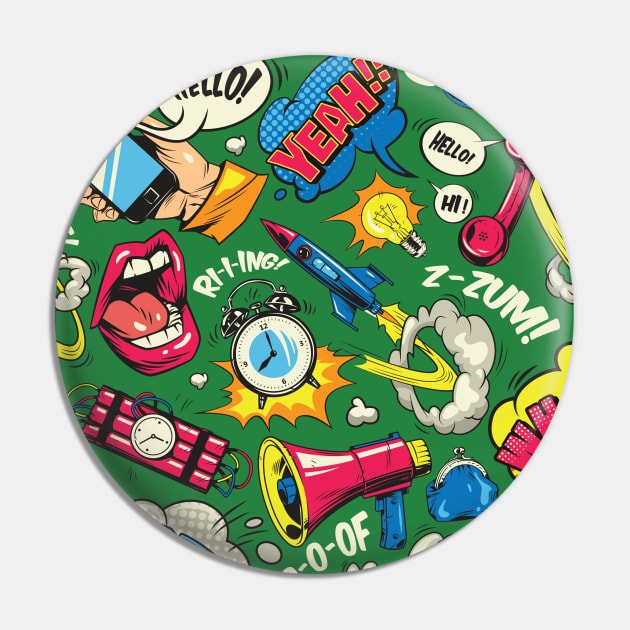 Comics pop art funny face mask design Pin by jack22