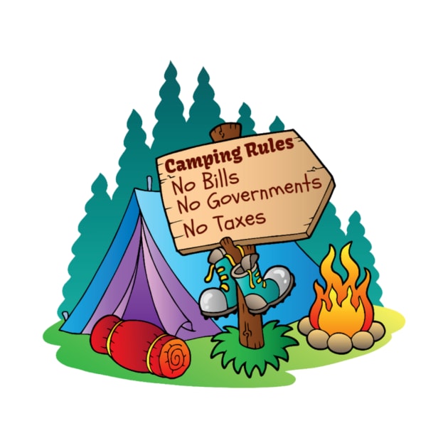 Camping Rules by designsbycreation