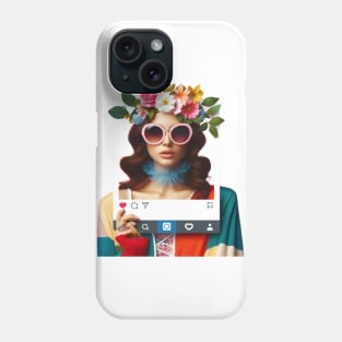 Instagram beautiful girl Phone Case