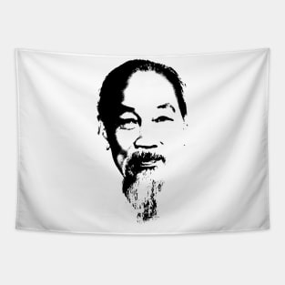 Ho Chi Minh Portrait Pop Art Tapestry