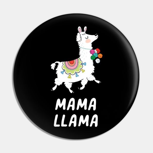 Mama Llama Pin by SuperrSunday
