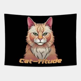 Cat-Titude Tapestry