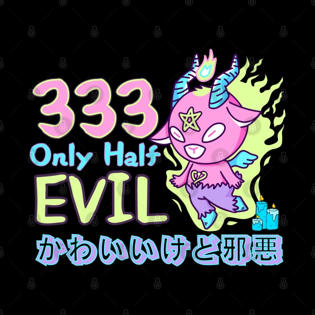 333 Only Half Evil Baby Baphomet by Sugoi Otaku Gifts