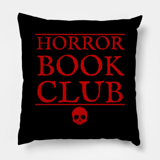 Horror Book Club - Red (2021) Pillow by ereyeshorror