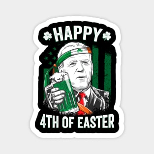 Funny Joe Biden Happy 4th of Easter St Patricks Day Magnet