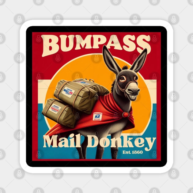 Bumpass Mail Donkey Magnet by Woodpile