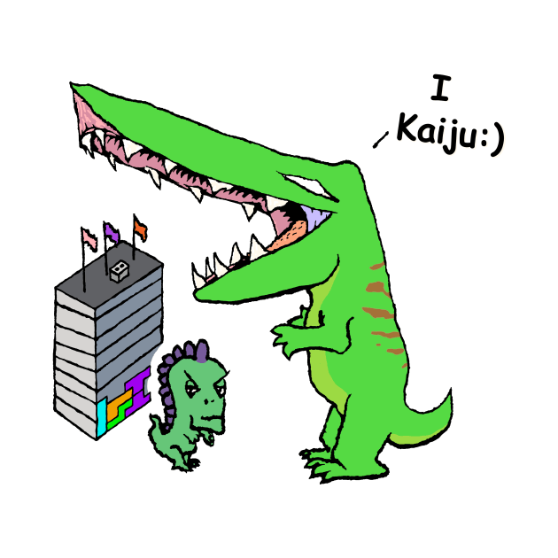 I Kaiju by Walking Fox Designs