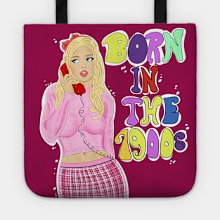 Born In The 1900s retro 90s girl Tote