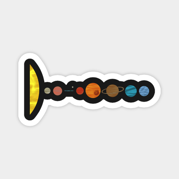 Flat Earth Magnet by HBogart