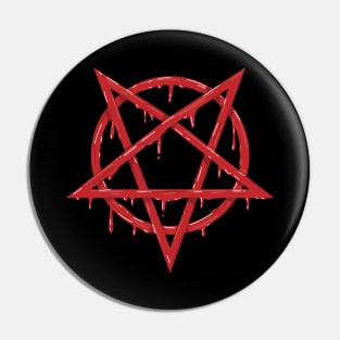 BLOOD PENTAGRAM Pin