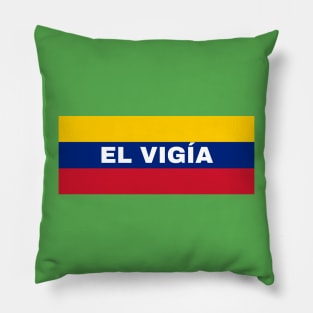 El Vigía City in Venezuelan Flag Colors Pillow