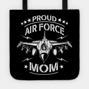 Proud Air Force Mom Jet Fighter Army Tote