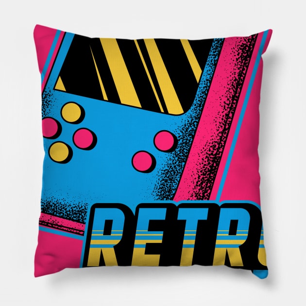 retro game Pillow by The Losers Club