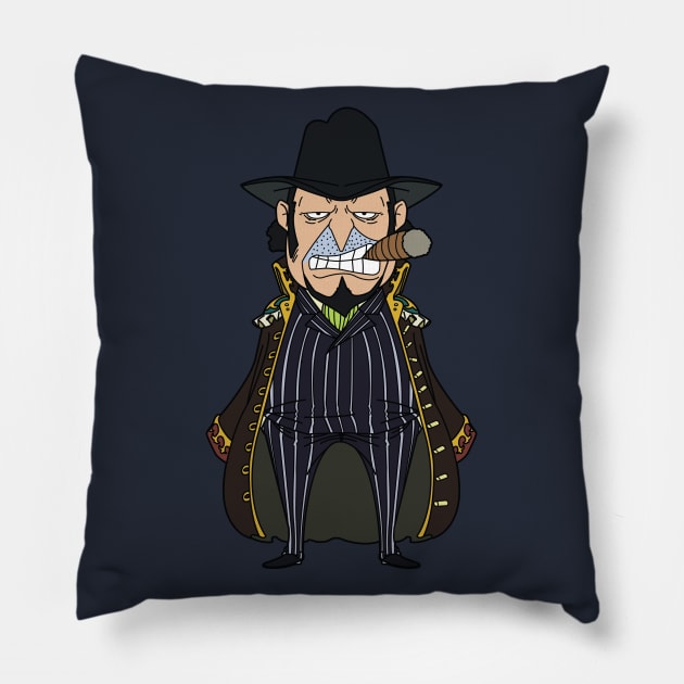 Capone Bege Pillow by onepiecechibiproject