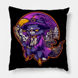The witch cat Pillow