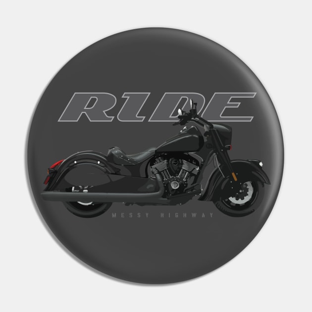 Indian Chief Dark Horse 20, sr Pin by MessyHighway